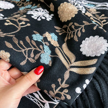 Load image into Gallery viewer, Cashmere Scarf Embroidery
