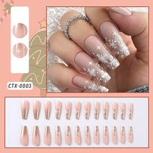Load image into Gallery viewer, 24Pcs Medium Long Acrylic  Press On Nail
