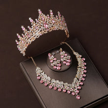 Load image into Gallery viewer, Luxury  Rhinestone Tiaras Crown
