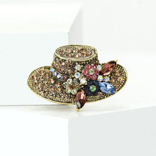 Load image into Gallery viewer, Luxury Rhinestone Sun Hat Brooches
