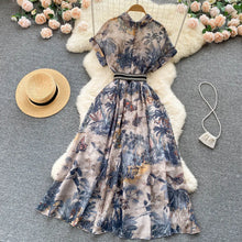 Load image into Gallery viewer, French Retro Shirt Dress
