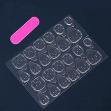 Load image into Gallery viewer, 30 pieces of short almond shaped press on nails
