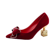 Load image into Gallery viewer, Wedding Shoes Square Buckle
