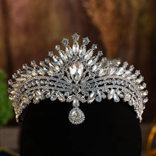 Load image into Gallery viewer, Luxury Crystal Bridal Tiaras
