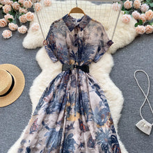 Load image into Gallery viewer, French Retro Shirt Dress
