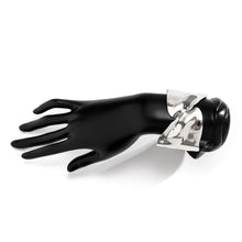 Load image into Gallery viewer, Hollow Out Wide Cuff Bracelet Leaves Shape
