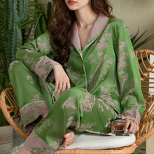Load image into Gallery viewer, Green Cardigan Pajamas
