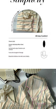 Load image into Gallery viewer, Contrast-Striped Ice-Silk Pyjamas
