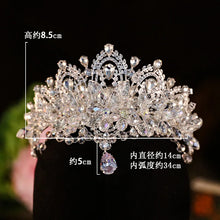 Load image into Gallery viewer, Luxury Crystal Bridal Tiaras
