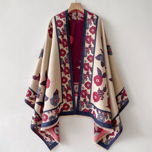 Load image into Gallery viewer, Cashmere Warm Shawl Ethnic Style Cloak  Scarves
