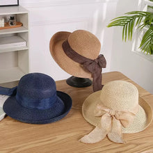Load image into Gallery viewer, Wide Brim Straw Hat
