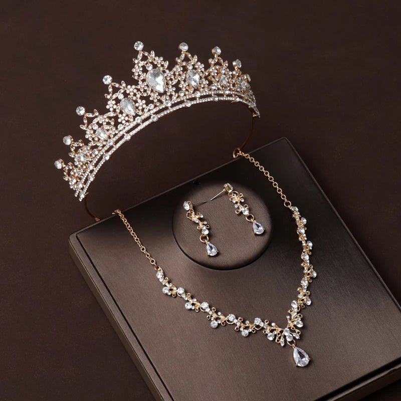 Luxury  Rhinestone Tiaras Crown