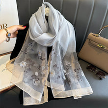 Load image into Gallery viewer, Luxury Silk Shawl Scarf
