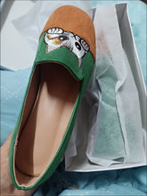 Load image into Gallery viewer, Cat Embroidery Slippersies
