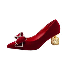 Load image into Gallery viewer, Wedding Shoes Square Buckle
