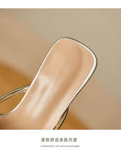 Load image into Gallery viewer, Camellia slippers soft leather new line flower sandals o
