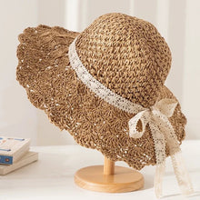 Load image into Gallery viewer, Women Straw Hat Big Brim
