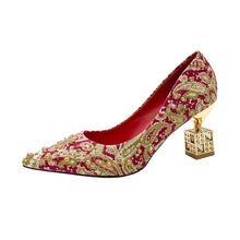 Load image into Gallery viewer, Wedding Shoes Square Buckle
