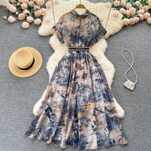 Load image into Gallery viewer, French Retro Shirt Dress
