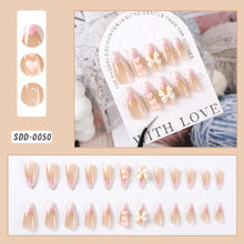 Load image into Gallery viewer, 24Pcs Medium Long Acrylic  Press On Nail
