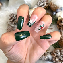 Load image into Gallery viewer, 24pcs Glitter Pink Sequins  Halloween  Press on Nails

