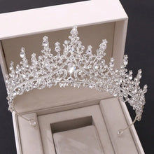 Load image into Gallery viewer, Luxury  Rhinestone Tiaras Crown
