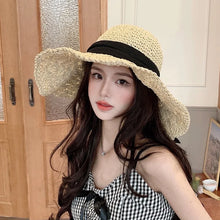 Load image into Gallery viewer, Women Straw Hat Big Brim

