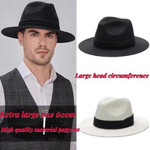 Load image into Gallery viewer, Natural Panama Straw Hat
