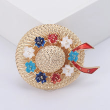 Load image into Gallery viewer, Luxury Rhinestone Sun Hat Brooches

