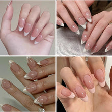 Load image into Gallery viewer, 120Pcs French Nude Pink Almond Press-On Nails
