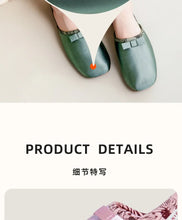 Load image into Gallery viewer, Luxury Silk Print Design Flat Slippers Women Sweet Butterfly Knot Decoration Modern Slippers Comfortable Elegant Home Slippers
