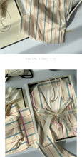 Load image into Gallery viewer, Contrast-Striped Ice-Silk Pyjamas

