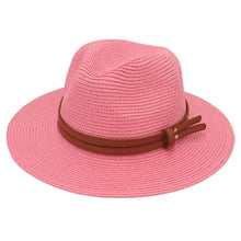 Load image into Gallery viewer, Natural Panama Straw Hat

