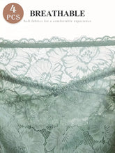 Load image into Gallery viewer, 4pcs High Waisted Panties  Jacquard  Hip Lifting &amp; Shaping
