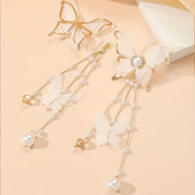 Load image into Gallery viewer, Elegant Butterfly Tassel Earrings
